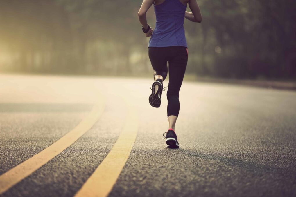 Correr para perder peso no estómago e nos costados